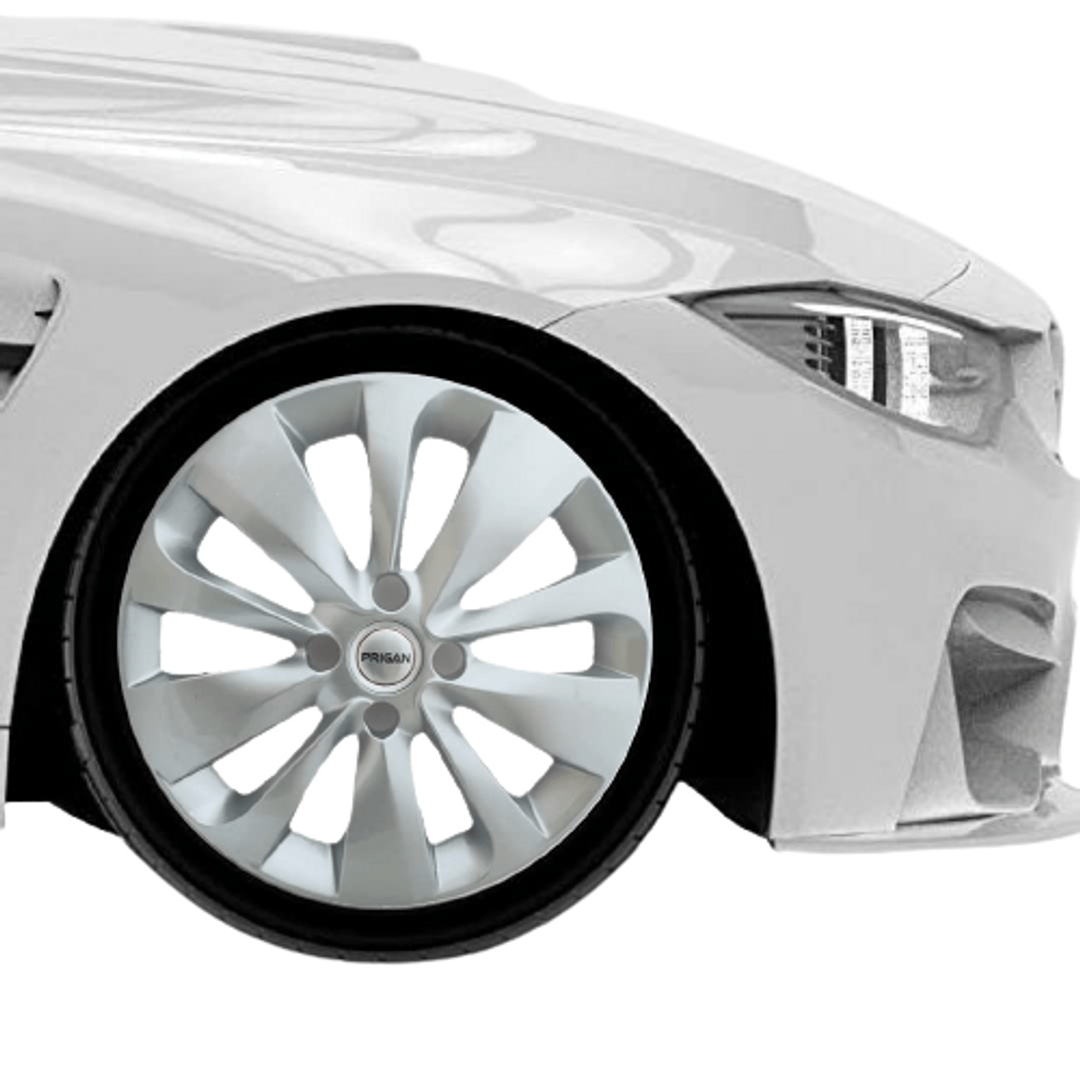 PRIGAN, BALENO 15 Inch Wheel Cover Silver Universal for All Cars Having